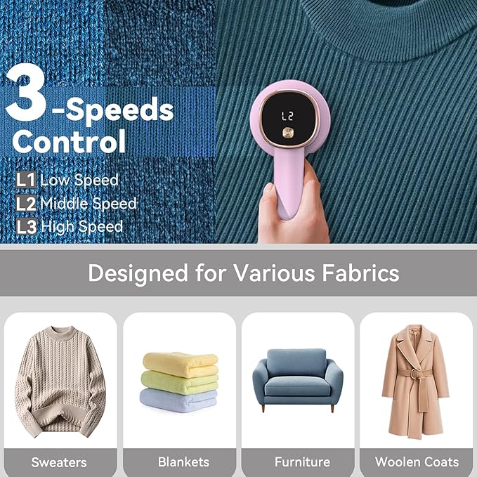 Smyeviva Rechargeable Fabric Shaver - Image 3