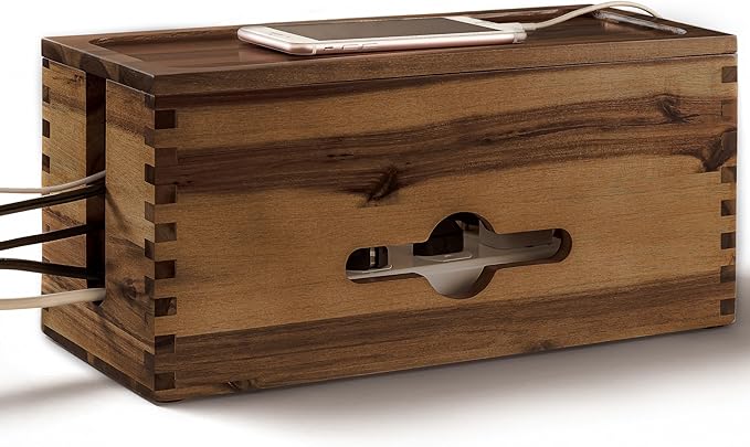TIDITA Acacia Large Cable Management Box by TIDITA