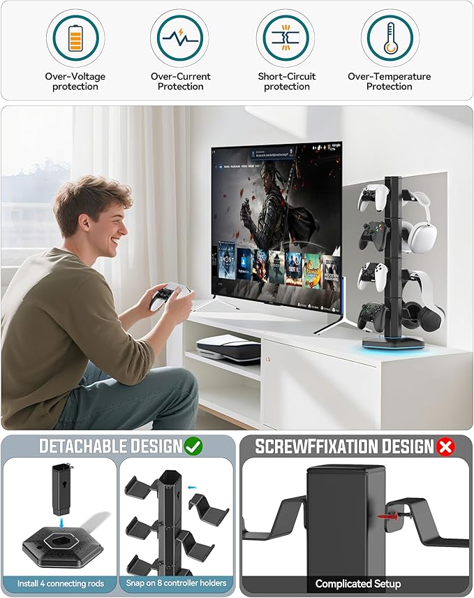 Kytok Headset And Controller RGB Stand - Image 6