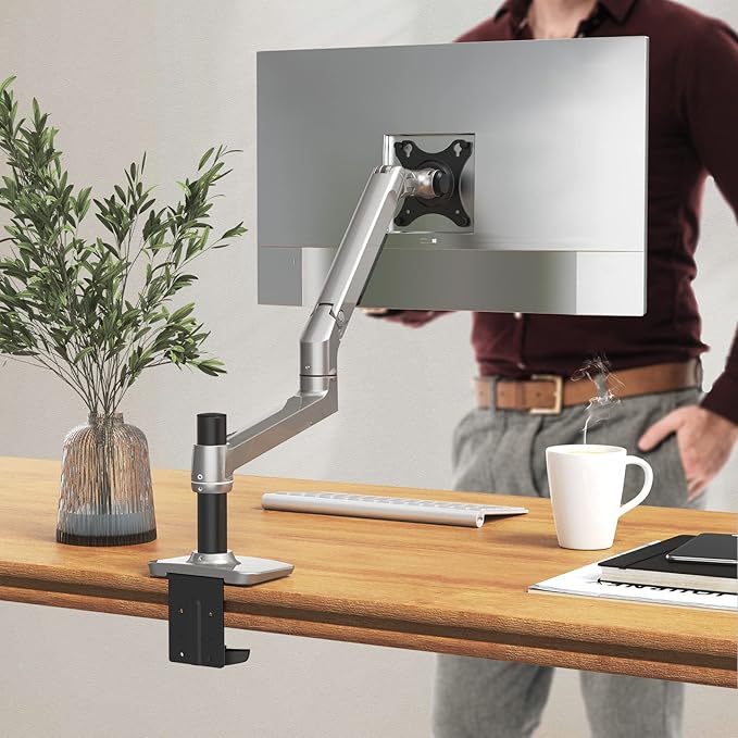 Ergounion Single Monitor Arm Desk Mount, Holds Screens up to 40 Inches and 25 - Image 7