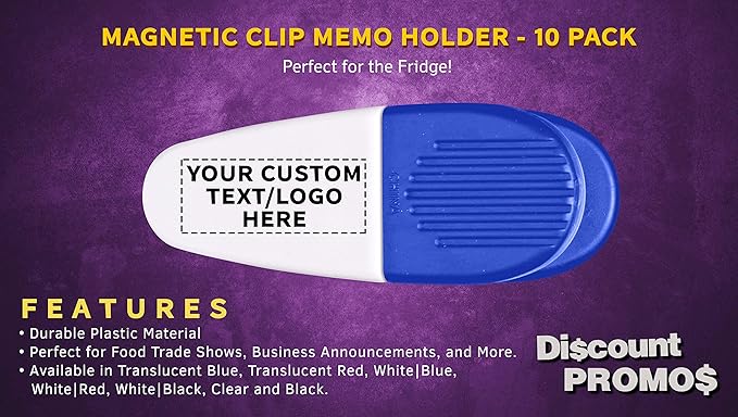 10 Magnetic Memo Holders Set - Image 2