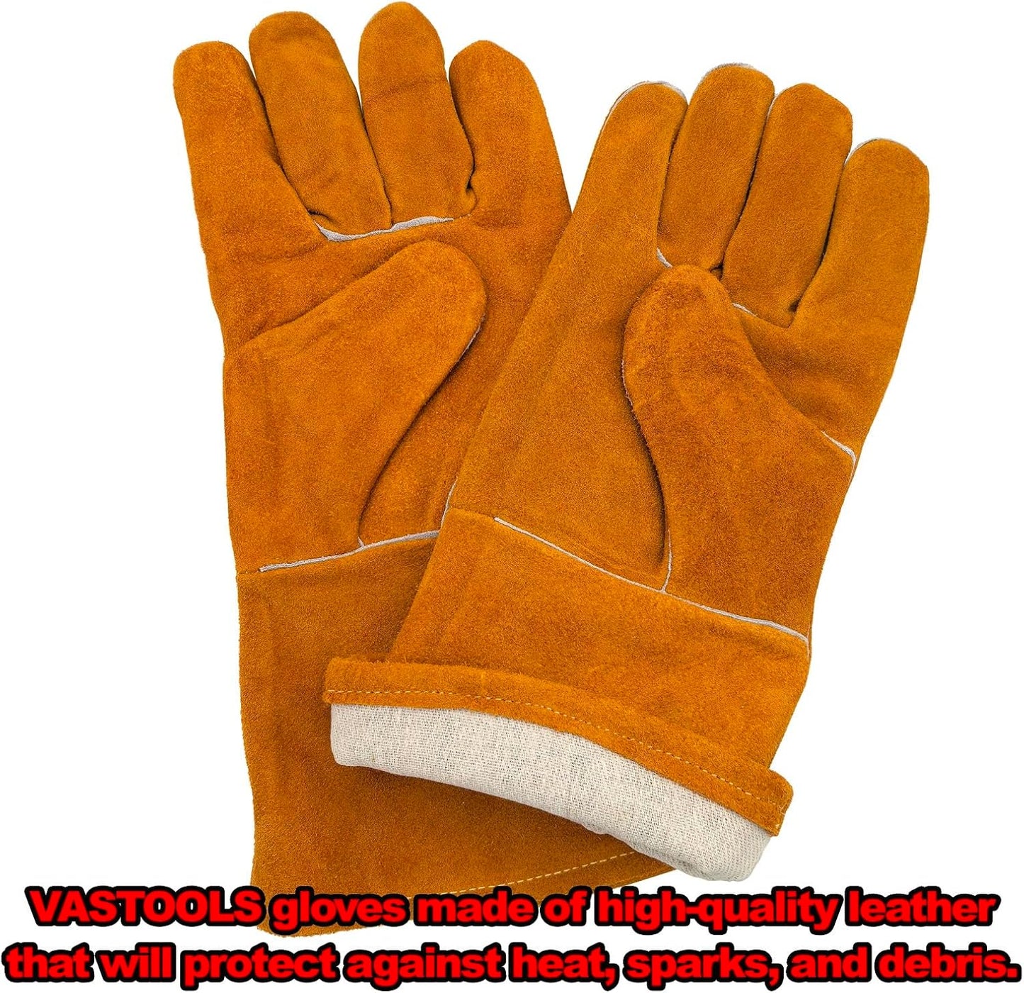 Welding Accessories,Welding Chipping Hammer, Leather Welding Gloves 13.5",6-in-1 Welpers Pliers 7",Wire Brush 11",for Welder