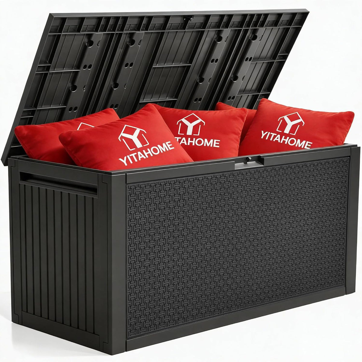 yitahome 95 gallon large outdoor deck box, main product view