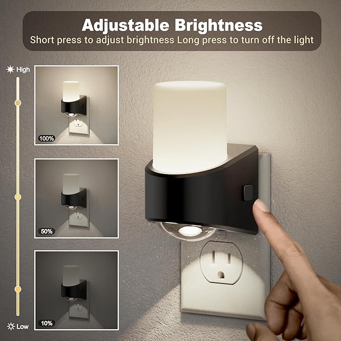 JandCase LED Night Lights Plug into Wall, Decorative Night Light - Image 2