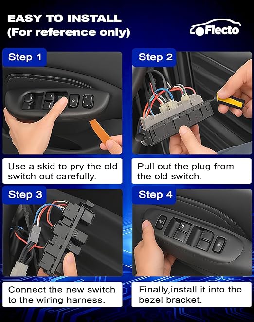 Flecto 20835553 Master Power Window Switch Driver Side - Image 6