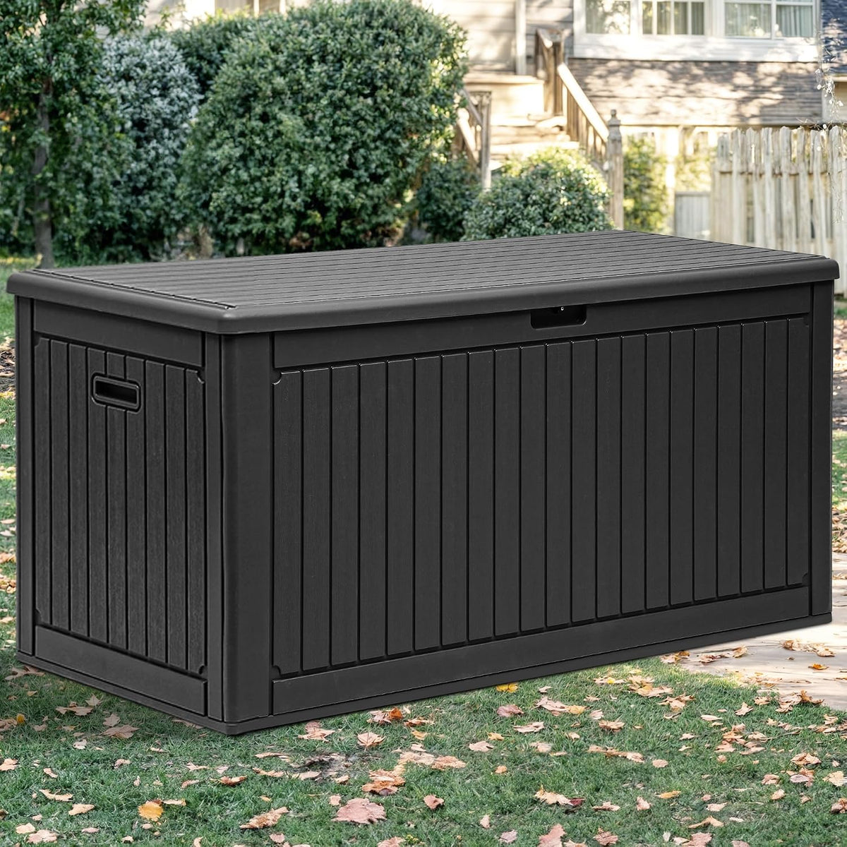 yitahome 320 gallon extra large deck box, main product view