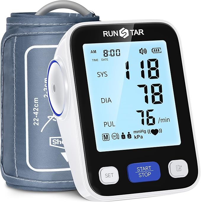 RunStar Upper Arm Blood Pressure Monitor by RunStar