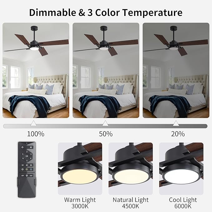 WINGBO 54 Inch Ceiling Fan - Image 5