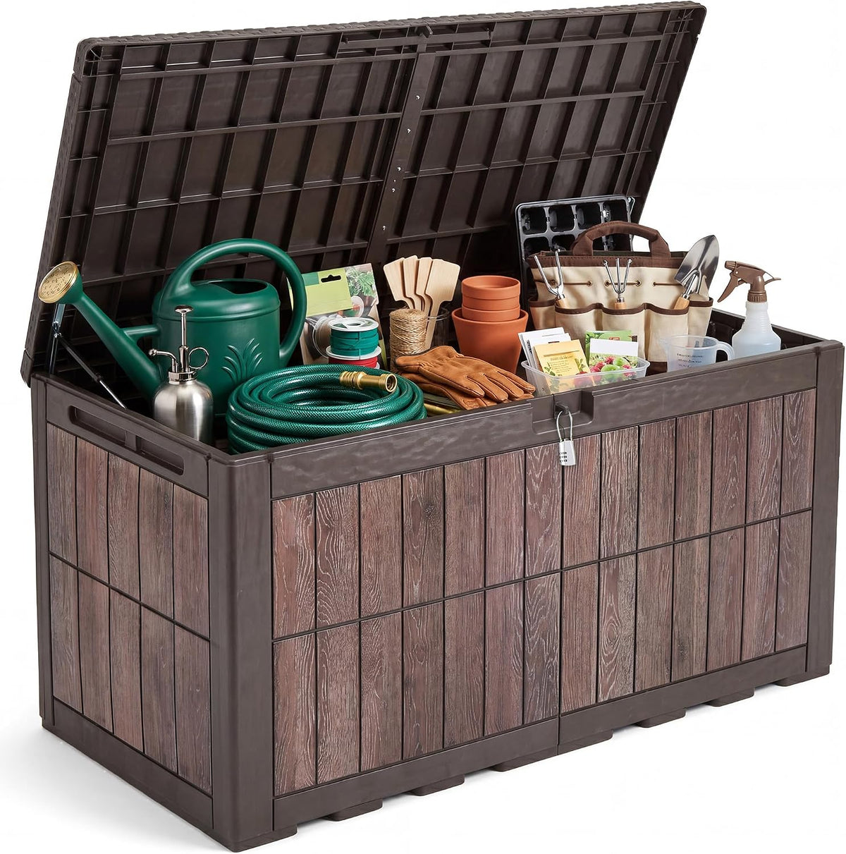 yitahome 134 gallon large deck box, main product view