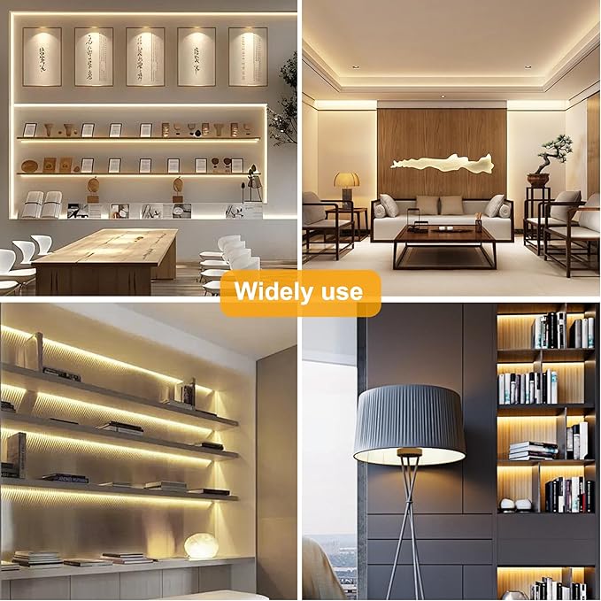 Pandery COB LED Strip Lights Warm White, 24V Dimmable led Light Strip KIT - Image 8