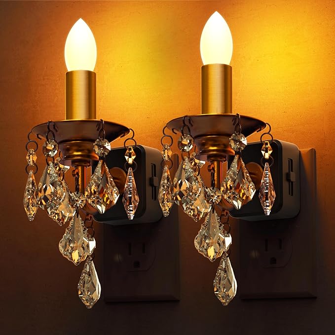 L LOHAS LED Flameless Candle Night Light, 2 Pack Night Lights Plug into Wall by LLOHASLED