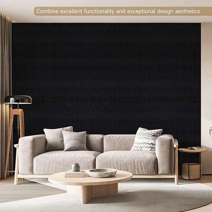 Autorific Acoustic Wall Panels, 6 Pack Total Size 72 x 48 Inches, Self-Adhesive - Image 4