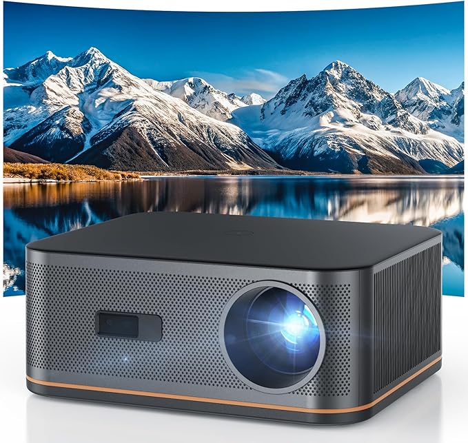 2000 ANSI 4K Decoding Projector by HAPPRUN