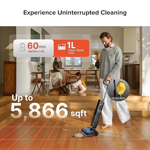 roborock F25 ACE Pro Foam Wet Dry Vacuum Cleaner, Cordless Vacuum Mop, 25000Pa - Image 9