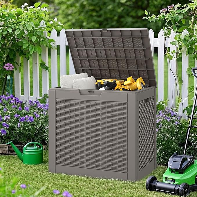 NUNU LAB 35 Gallon Outdoor Storage Box Waterproof, Outside Package Delivery - Image 2
