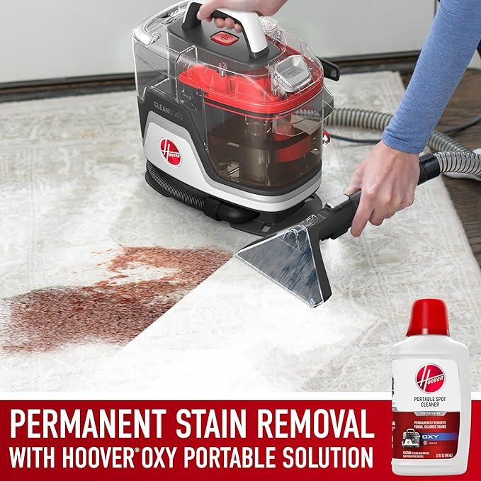 Hoover CleanSlate Plus Portable Carpet + Upholstery Spot Cleaner Machine - Image 7