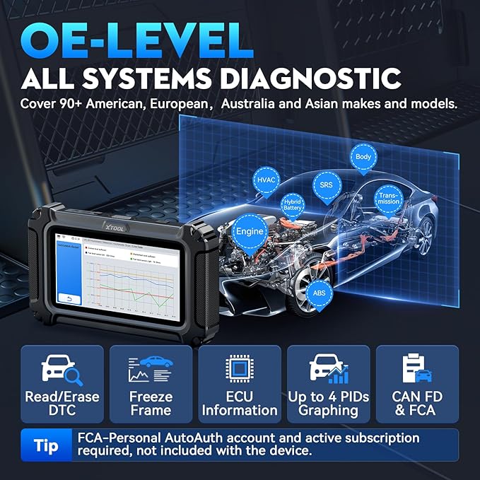XTOOL D6S OBD2 Scanner Diagnostic Tool, 2026 Car Scanner - Image 5