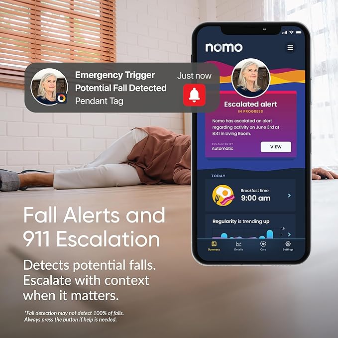NOMO Smart Care Medical Alert System, Fall Detection - Image 2