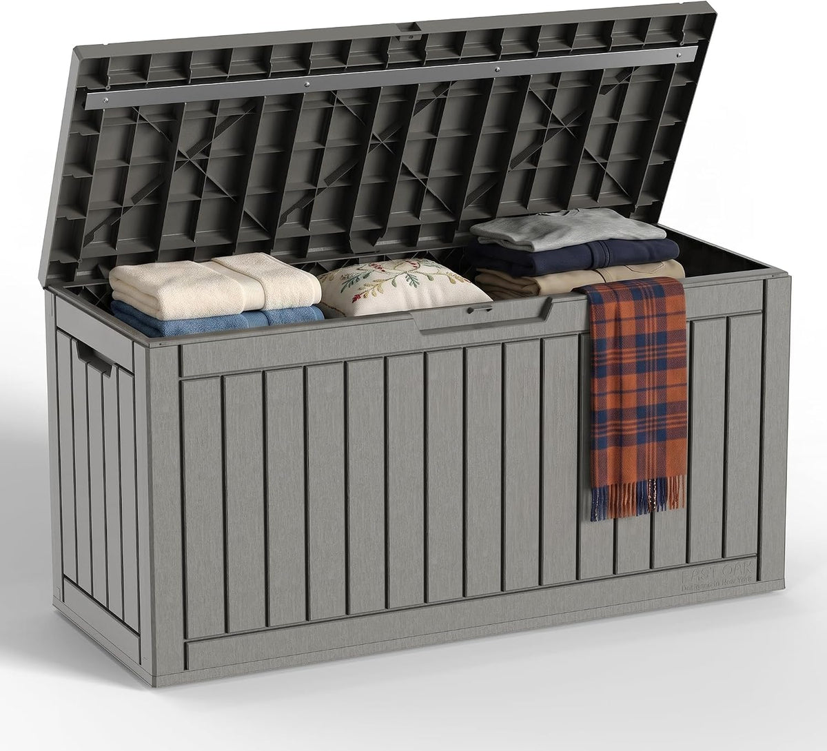 patiozen 100 gallon resin deck box lockable waterproof, main product view