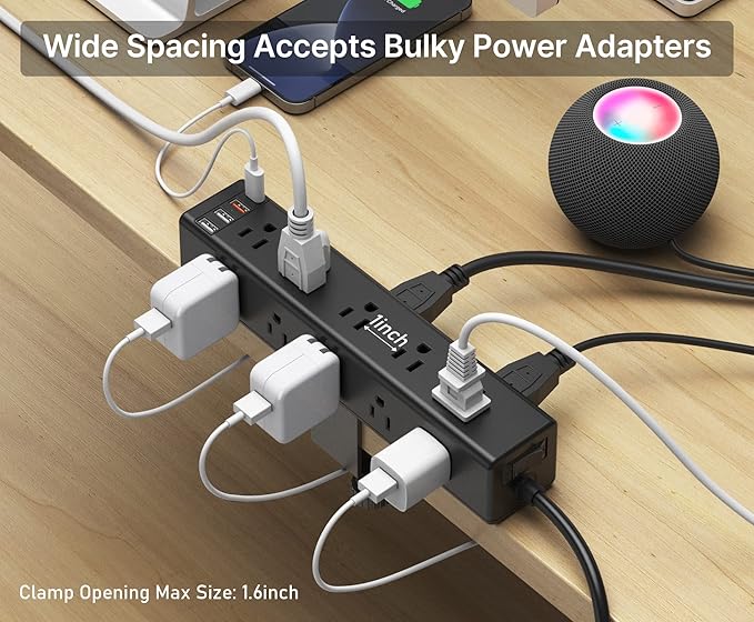 CCCEI Standing Desk Clamp Power Strip - Image 6