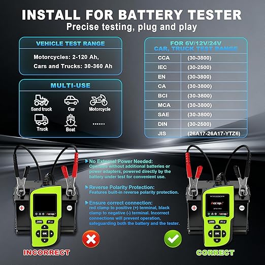 Acclope BT90 PRO 2-360Ah Battery Tester - Image 6