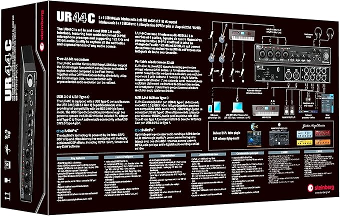Steinberg UR44C 6x4 USB 3.0 Audio Interface - Image 5