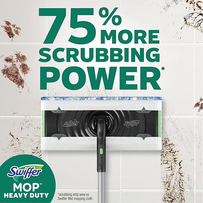 Swiffer Sweep & Mop Deluxe 2-in-1 Floor Mopping and Sweeping Kit, Includes 1 - Image 6