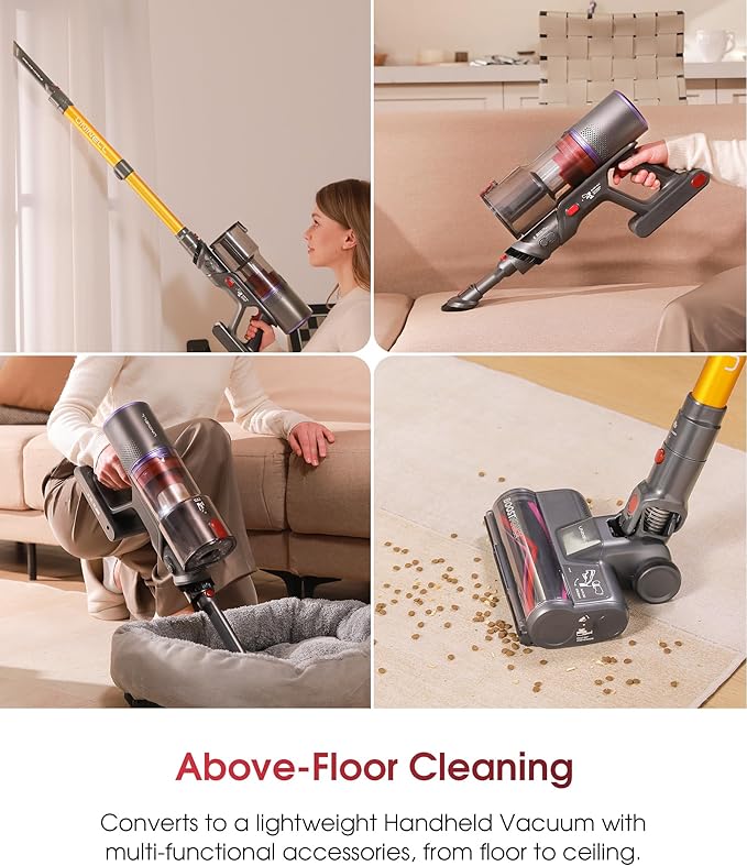 UNINELL HOME Cordless Vacuum Cleaner, 50000Pa 580W 70Mins Vacuum Cleaners - Image 7