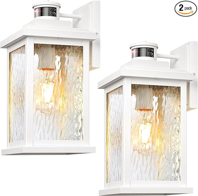 VIANIS Large Adjustable Sensitivity Motion Sensor Exterior Porch Lights by VIANISLIGHTING