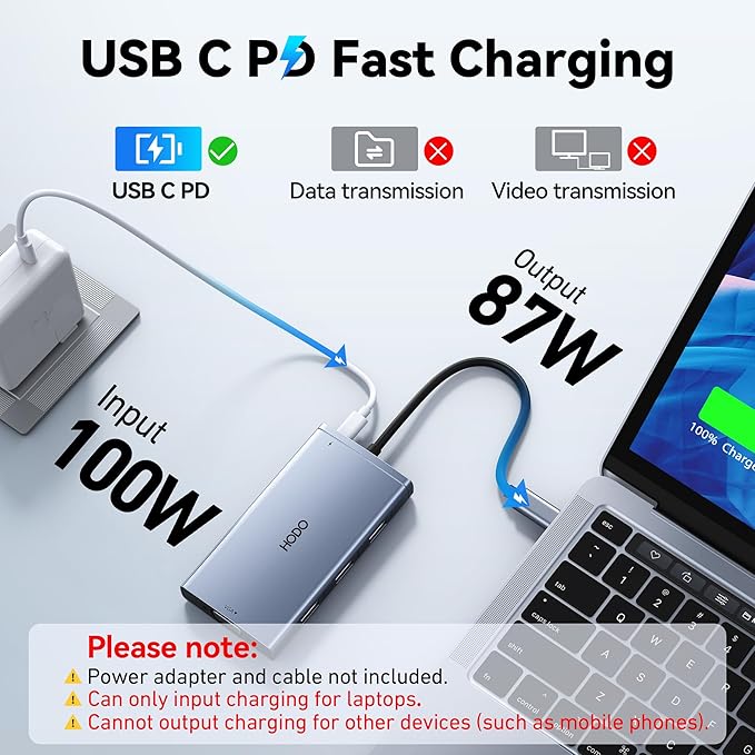 USB C Docking Station Dual Monitor Adapter - Image 7