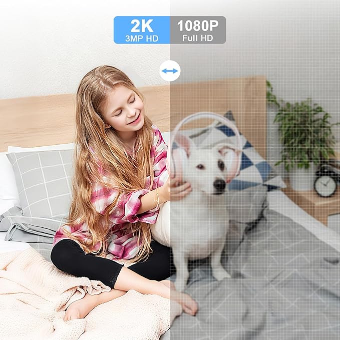 Jqimn 2K Security Camera Indoor - 5G&2.4G WiFi Cameras - Image 3