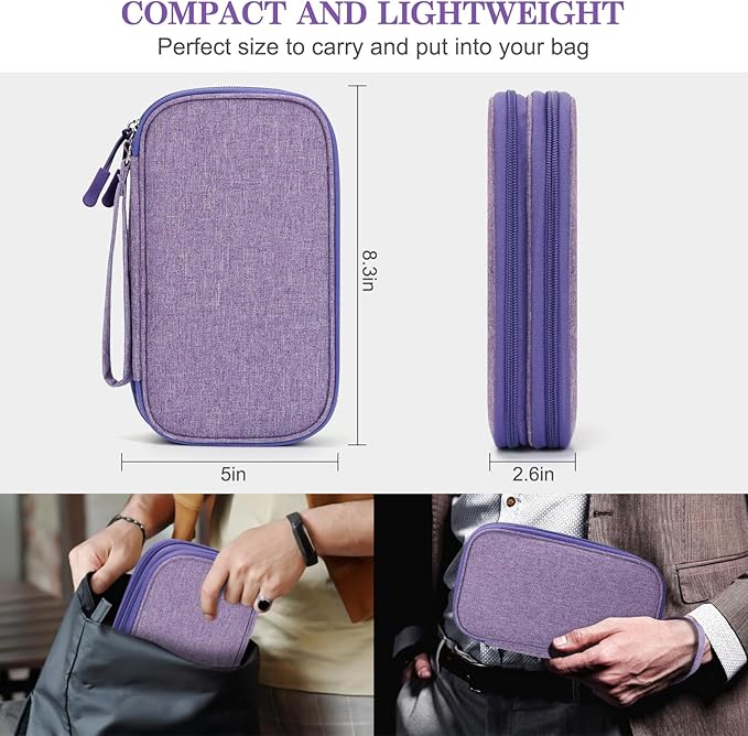 FYY Electronic Organizer, Travel Cable Organizer Bag Pouch Electronic - Image 2