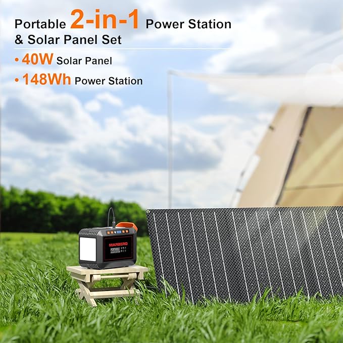 MARBERO 148Wh Solar Generator - Image 6