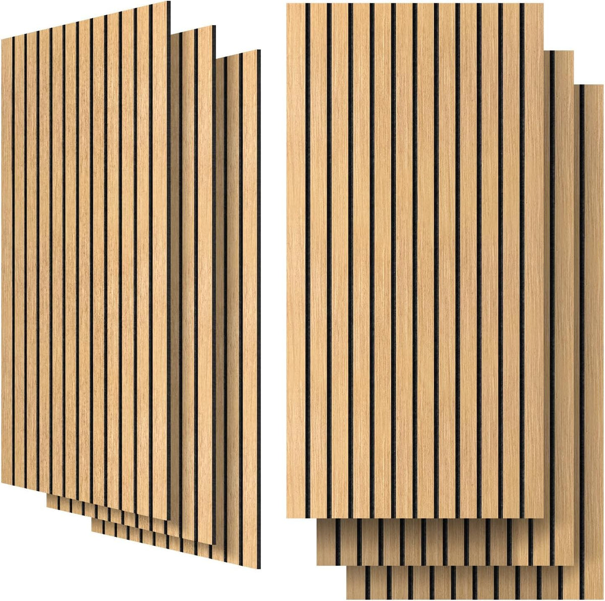 UMIACOUSTICS 6 Packs Acoustic Panel, 47.2 x 23.6 Inches Decorative Sound Proof
