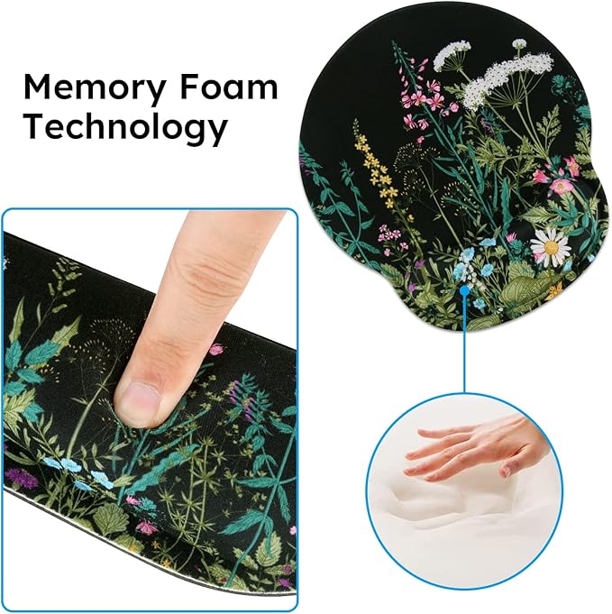iCasso Large Mouse Pad, Mouse Pad Wrist Support Set, 4in1 XXL Large Mousepad + - Image 8