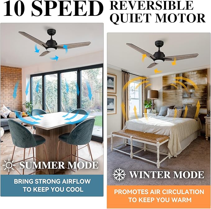 SMAAIR 48 Inch Smart Ceiling Fan - Image 5
