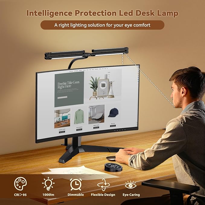 Pzloz Led Desk Lamps for Home Office - Image 3