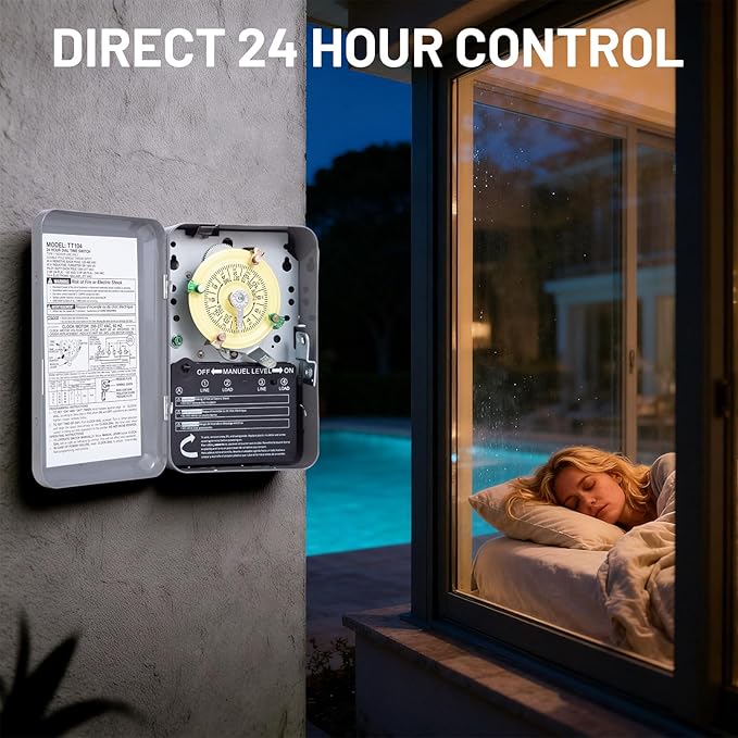 T104M Mechanical Timer Switch Mechanism Only, Heavy-Duty Timer Switch - Image 7
