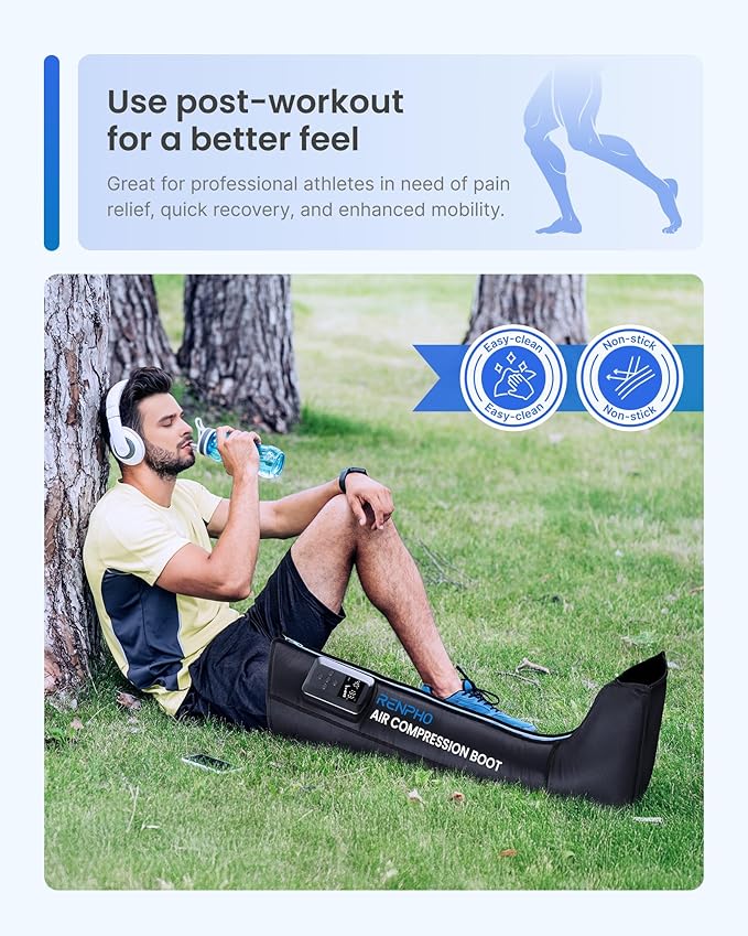 RENPHO Leg Massager with Smart Pressure Sensor, FSA Eligible HSA Foot Massage - Image 6