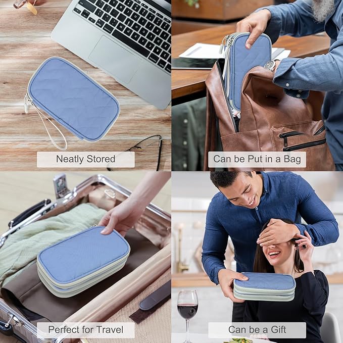 FYY Travel Cable Organizer Pouch Electronic Accessories Carry Case Portable - Image 7