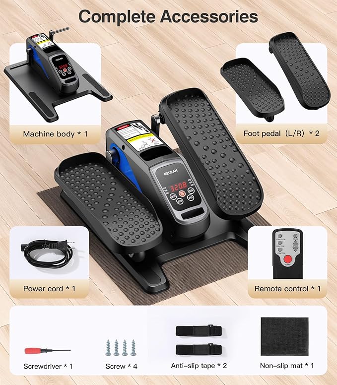 Under Desk Elliptical Machine, Ellipse Leg Exerciser Electric - Image 8