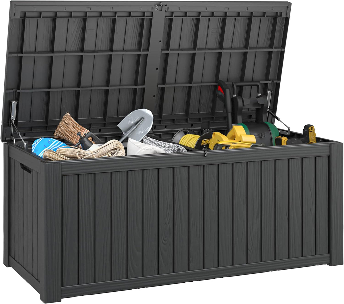 outdoor storage box waterproof, 180 gallon deck box, main product view