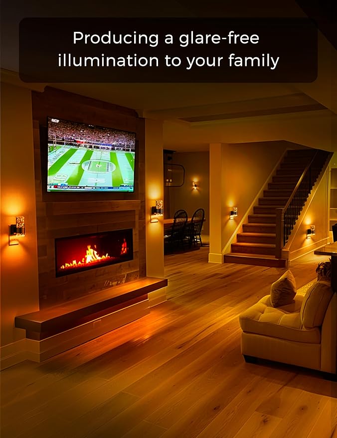 L LOHAS LED Night Light, Dimmable Night Lights Plug into Wall, 2 Pack Acrylic - Image 7