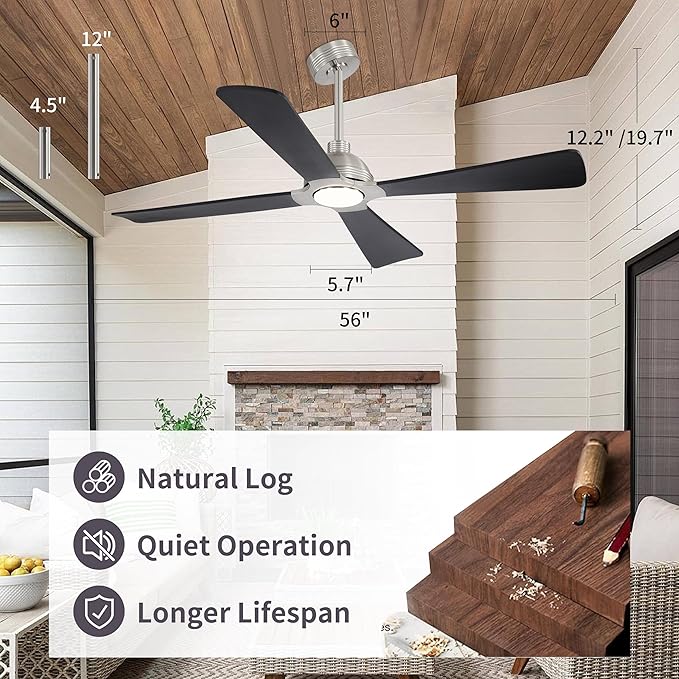 WINGBO 56 Inch DC Ceiling Fan - Image 3