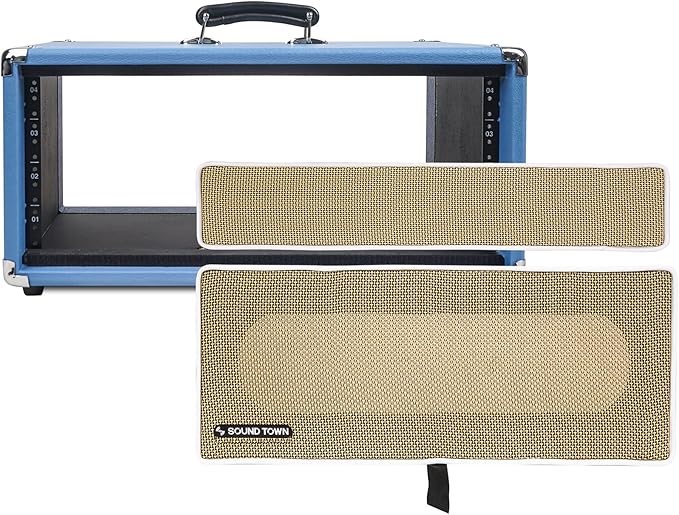 Sound Town Vintage 4U Amp Rack Case, 12.5" Depth - Image 4