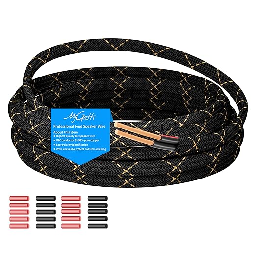16/2 Speaker Wire 35 Feet, 16AWG Gauge Speaker Cable, Direct Burial, Durable by Mygatti