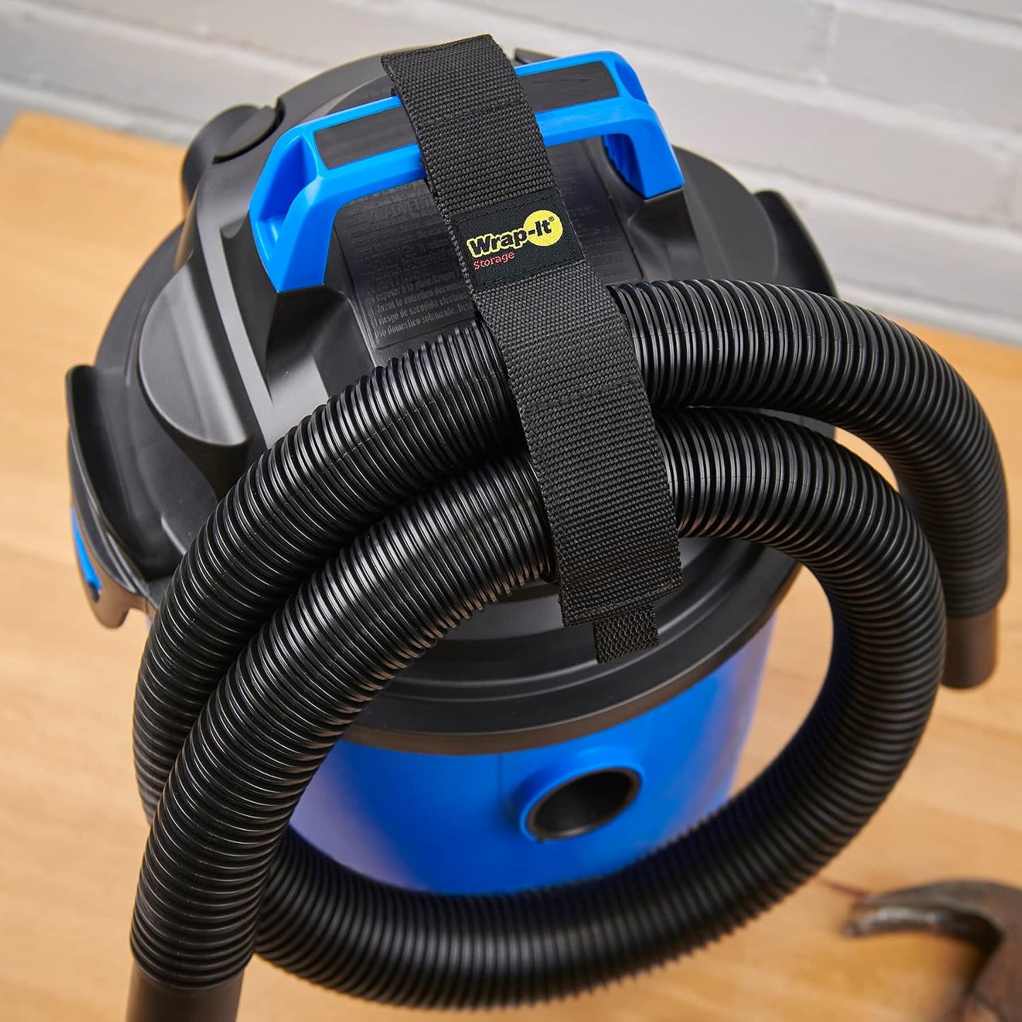 Twin-Straps by Wrap-It Storage - 12" (6-Pack) | Hook and Loop Hanging Cord Wrap for Multi-Purpose Cable and Hose Storage