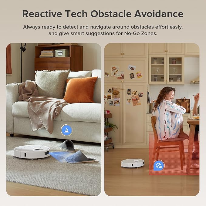 roborock Qrevo Series Robot Vacuum and Mop, 8000Pa Suction, Upgraded from Qrevo - Image 7