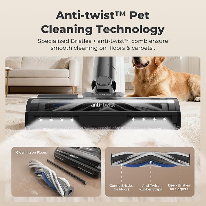 Candy Cordless Vacuum Cleaner, 65Mins Stick Vacuum Cleaners - Image 2