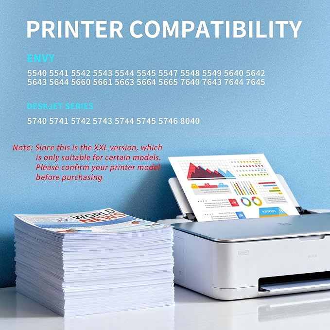 62XXL Black Extra Large Capacity 2600 Pages High Yield Replacement - Image 3